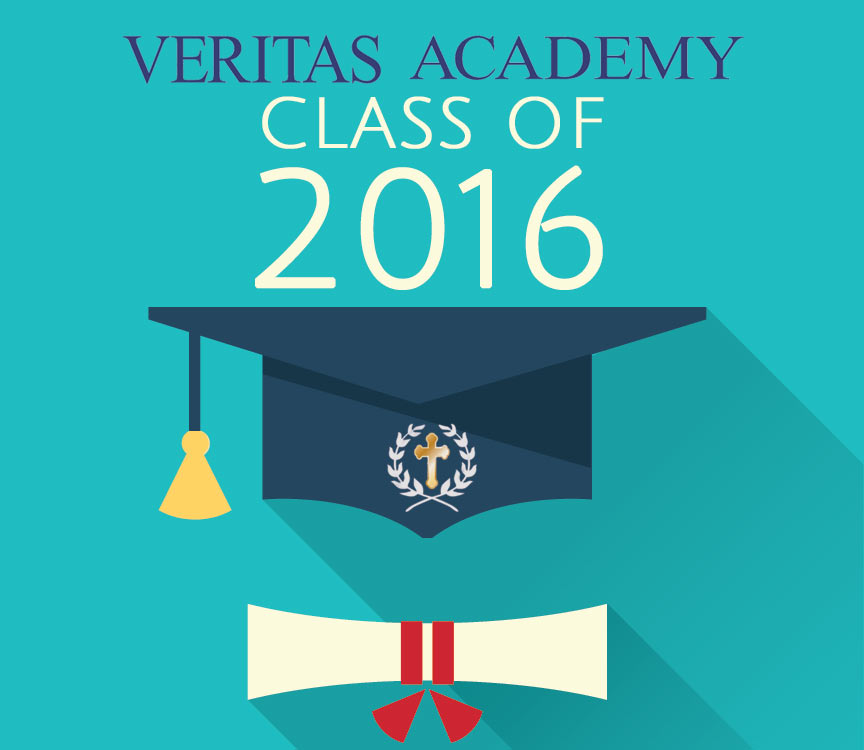 graphic for Veritas Graduation